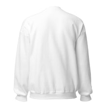 Load image into Gallery viewer, White Mary on a Donkey crewneck sweatshirt, back view