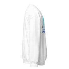 Load image into Gallery viewer, White Mary on a Donkey crewneck sweatshirt, right view