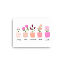 Load image into Gallery viewer, Joyful Mysteries Virtue Pots - canvas