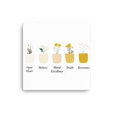 Load image into Gallery viewer, Luminous Mysteries Virtue Pots - canvas
