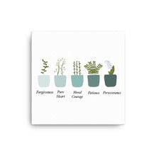 Load image into Gallery viewer, Sorrowful Mysteries Virtue Pots - canvas
