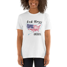 Load image into Gallery viewer, God Bless America Rosary t-shirt
